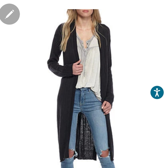 Free People Ribby Rib Cardigan - Picture 1 of 11